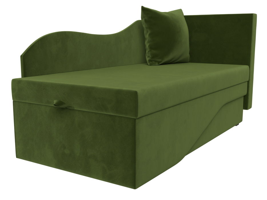 Кушетка диван, Кушетка Гармония правая, микровельвет