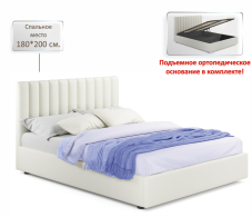 Мягкая кровать, Мягкая кровать Olivia 1800 с подъемным механизмом