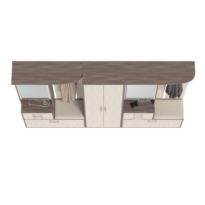 Прихожие, Модульная прихожая Домино № 3