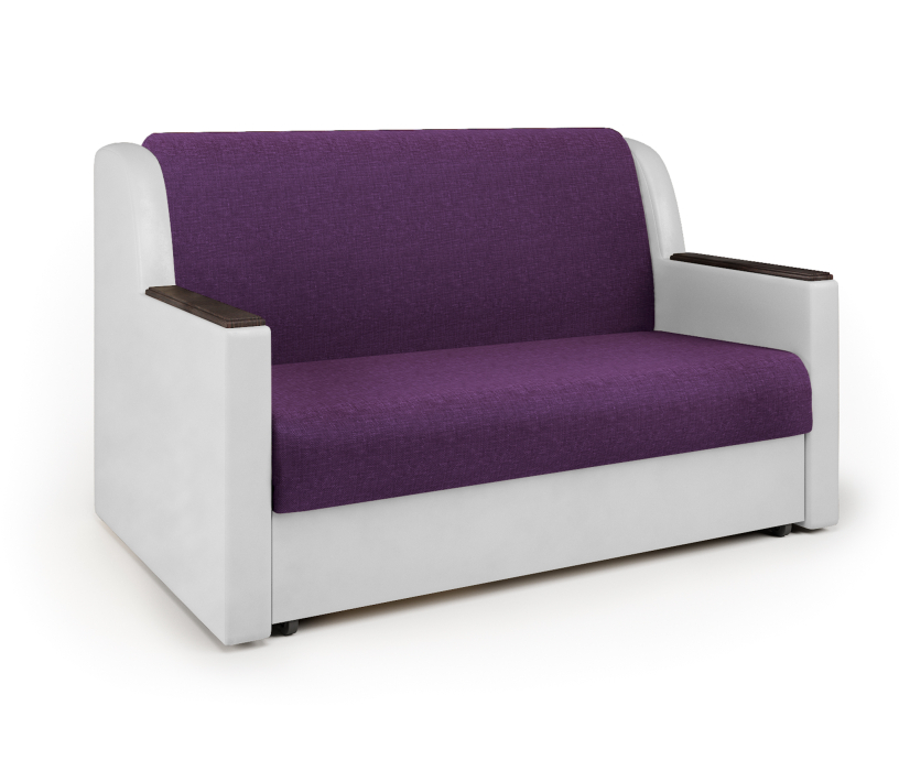 Диваны с ящиком для белья, Диван-кровать Аккорд Д 160, рогожка/экокожа