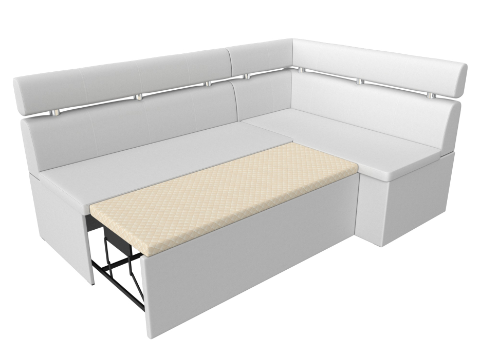 Диваны угловые кухонные, Кухонный угловой диван Классик правый угол, экокожа