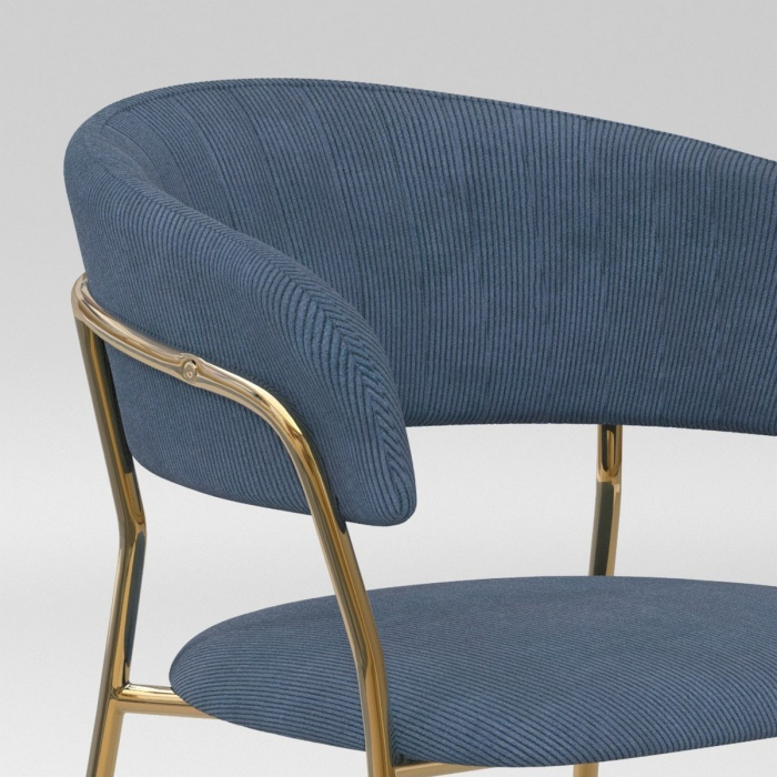 Стулья, Стул Whispered Fusion вельвет, золотой