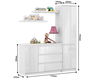 Комплект для гостиной Медея 2 (170 см)