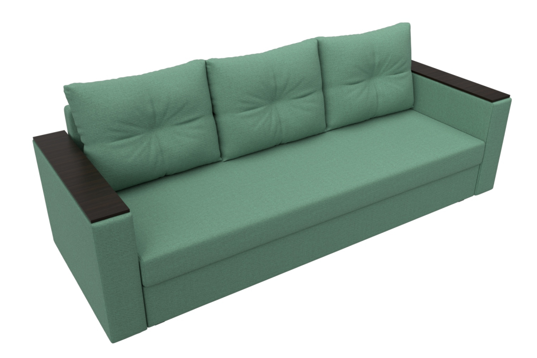 Диваны еврокнижки, Диван прямой Атланта без стола, рогожка Амур