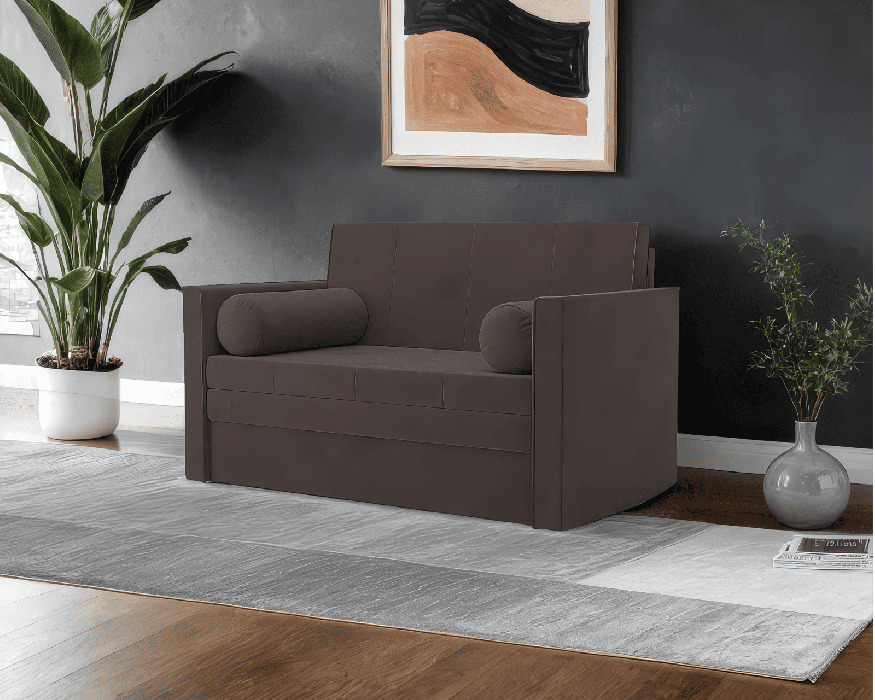 Диваны выкатные, Диван прямой выкатной Санта №2 (Велюр)