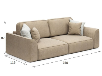 Диван-кровать Сиэтл,еврокнижка,велюр