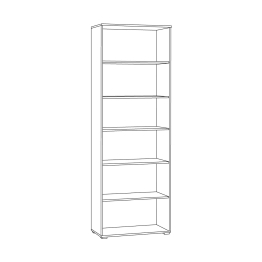 Шкаф-витрина 16.394.02 Остин