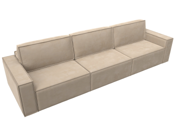 Прямой диван Куба лонг, велюр