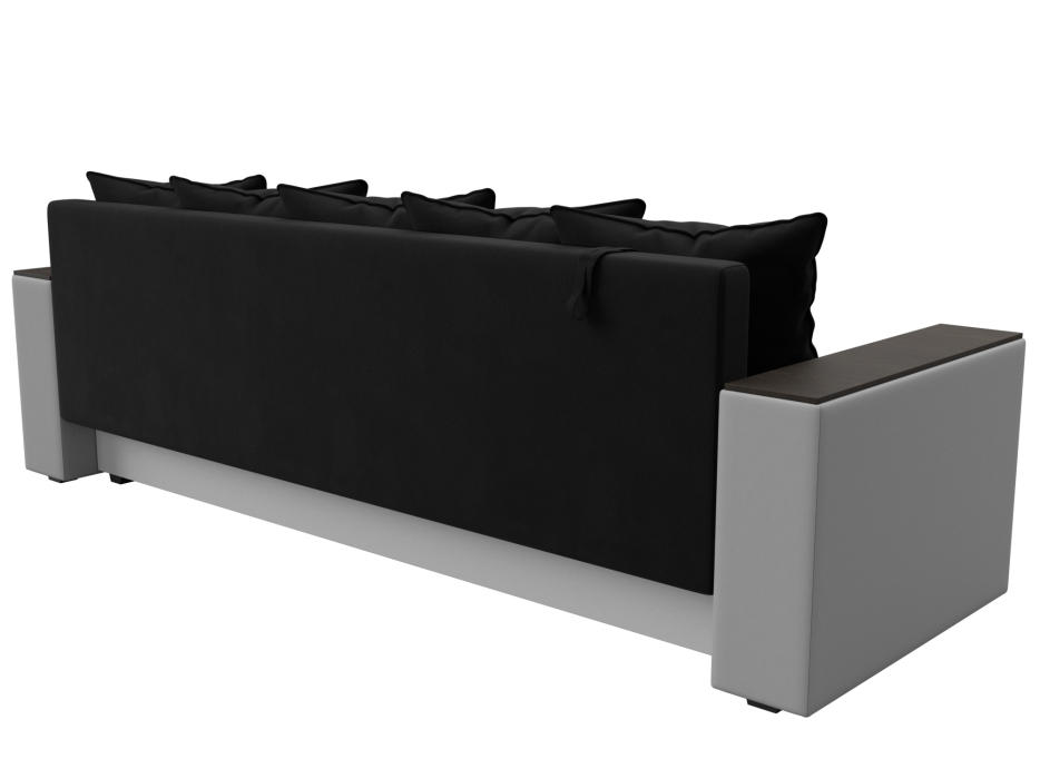 Диваны еврокнижки, Диван прямой Дубай Лайт, микровельвет/экокожа