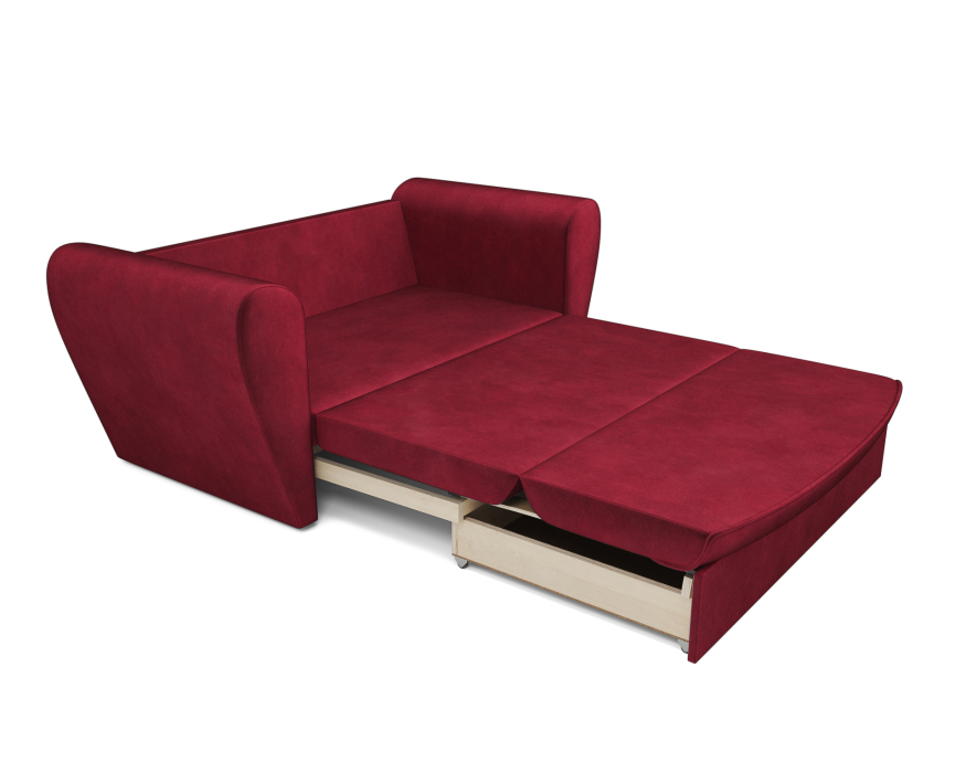 Диваны с ящиком для белья, Диван прямой выкатной Квартет (Бархат)