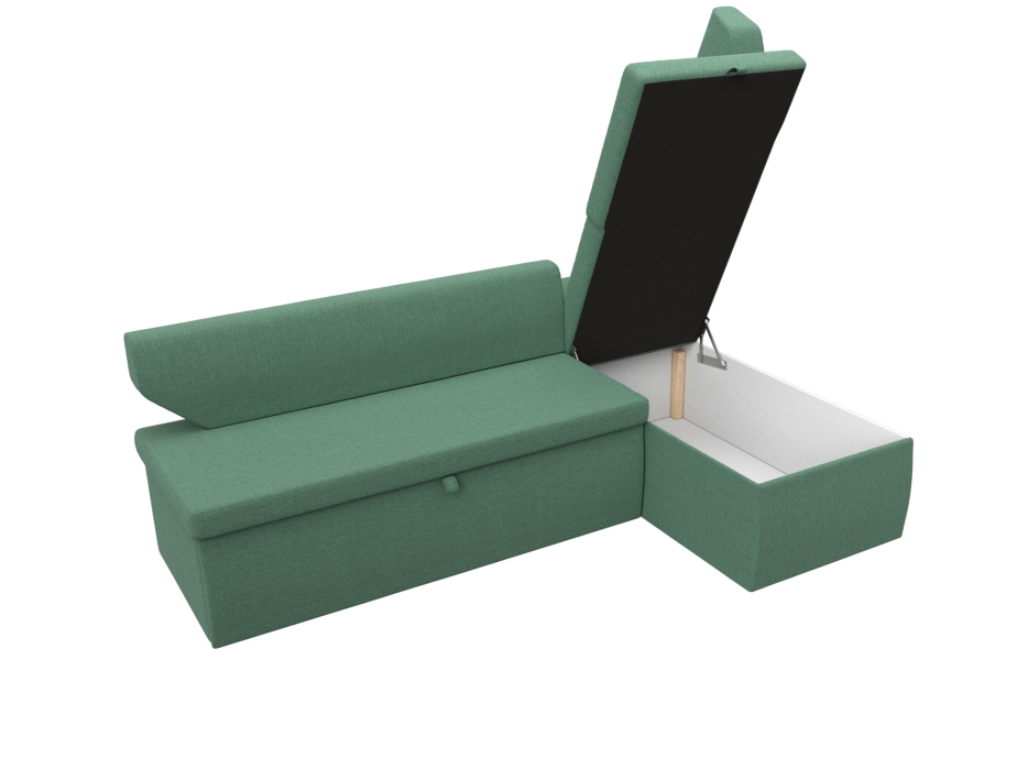 Кухонные уголки, Диван кухонный угловой Омура правый угол, рогожка Амур 