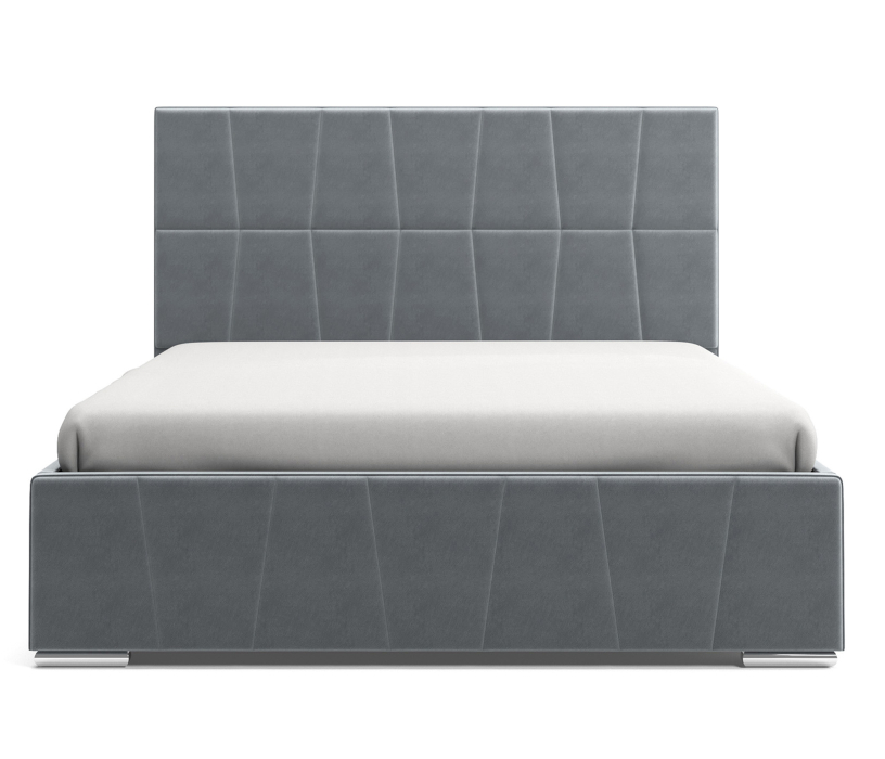 Мягкая кровать, Кровать Пассаж 1,8, велюр