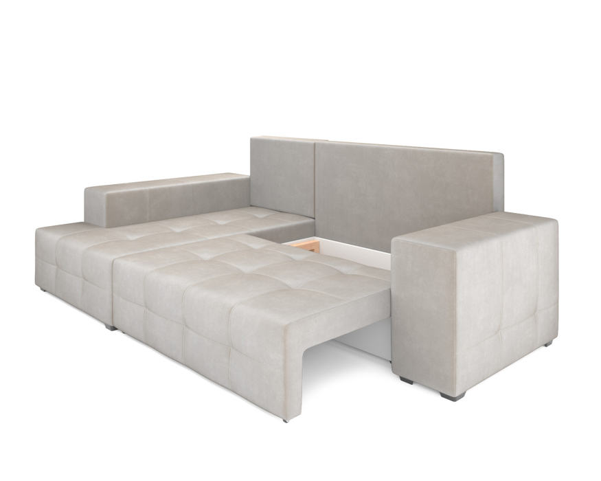 Диваны угловые в гостиную, Диван угловой Монреаль Левый угол (Бархат)