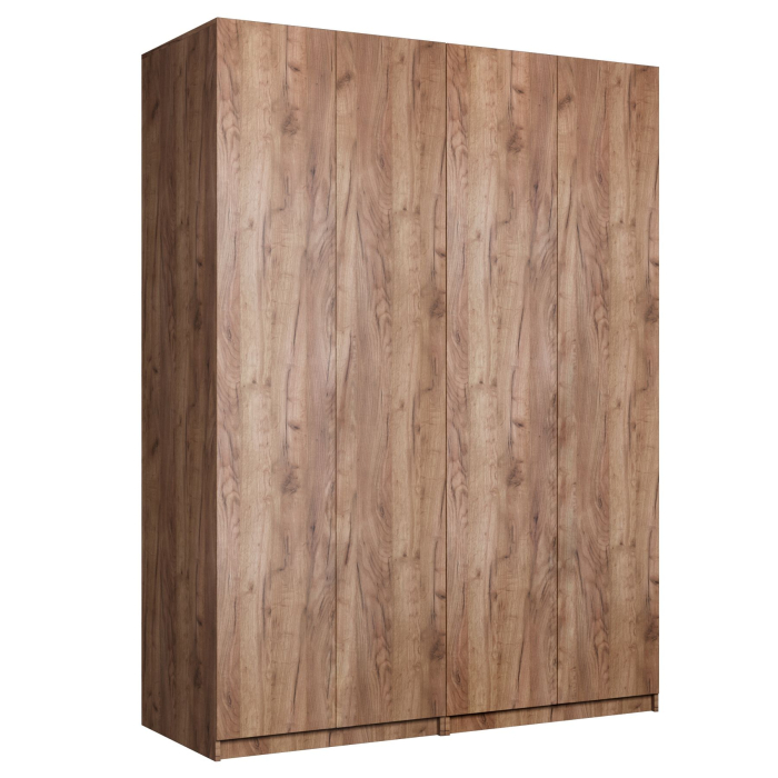 Шкафы распашные, Распашной шкаф Локер 800+800 (Гармошка с системой Push to Move/Правый) с ящиками и полками справа