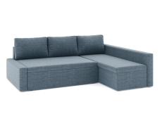 Диваны угловые в гостиную, Диван-кровать угловой Фрихетен дельфин, рогожка