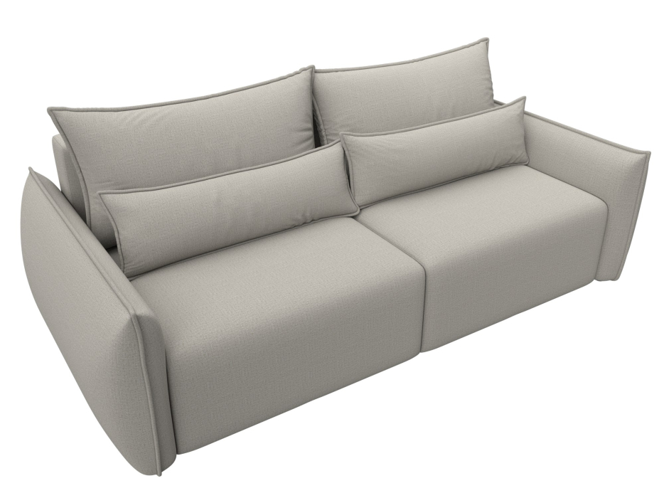 Диваны еврокнижки, Диван прямой Лига-051 НПБ, рогожка Амур