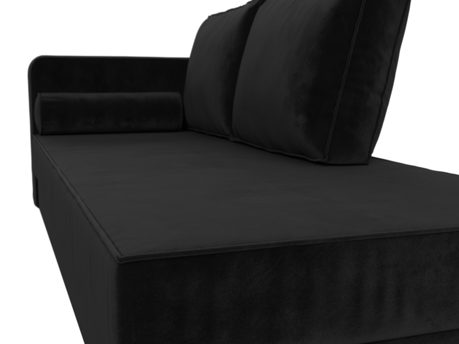 Кушетка кровать, Кушетка Прайм, велюр, левый угол