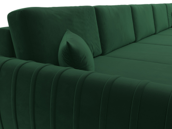 Диван П-образный Лига-057 НПБ МегаЛонг, велюр SEVEN