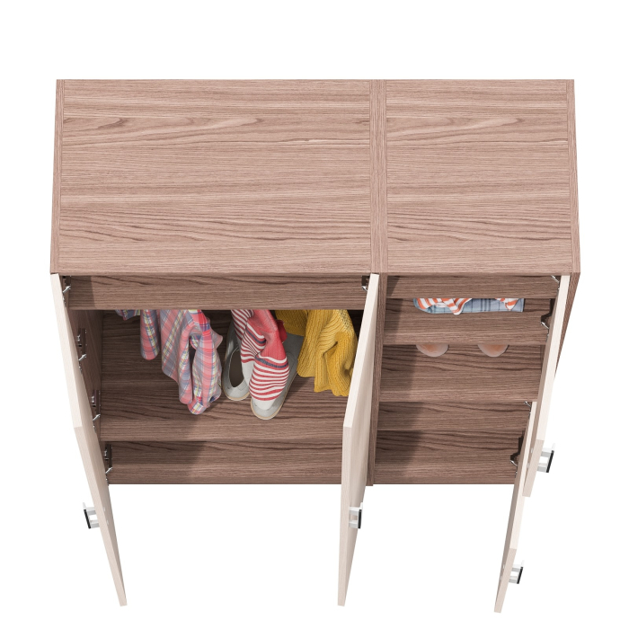 Шкафы двухстворчатые, Шкаф и пенал СК-9