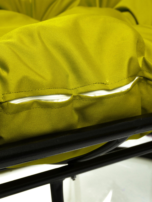 Диваны, Диван МАМАСАН без ротанга чёрный металл