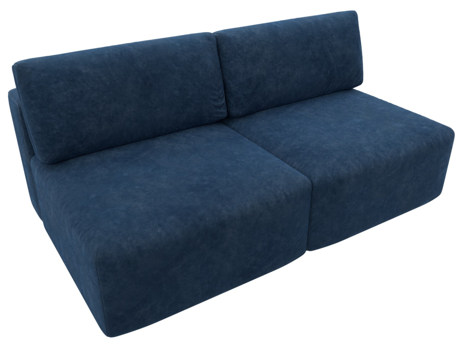 Диваны еврокнижки, Диван прямой модульный Лига-060 НПБ, велюр BRUT