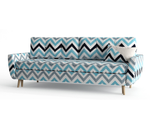 Диван-кровать Норфолк, независимый пружинный блок, рогожка