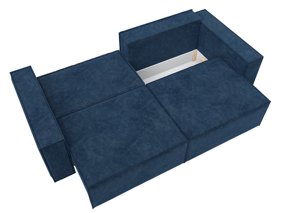 Диваны кровати со спальным местом, Диван прямой Куба, велюр BRUT