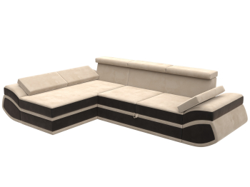 Диван угловой Лига-032 левый угол, велюр