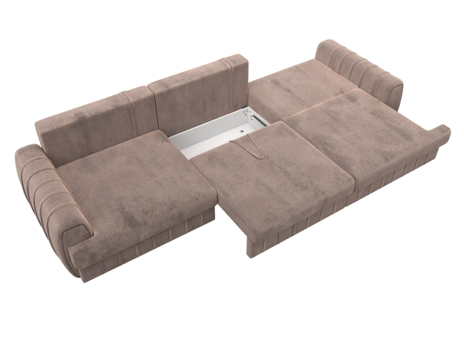 Диваны еврокнижки, Диван прямой Лига-057 НПБ Лонг, велюр TOWER