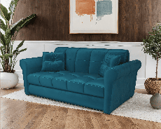 Диваны с ящиком для белья, Диван аккордеон Гранд НПБ 120х200 Бархат