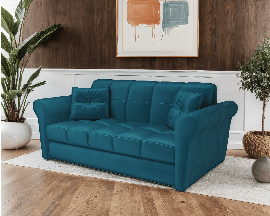 Диваны с ящиком для белья, Диван аккордеон Гранд НПБ 120х200 Бархат