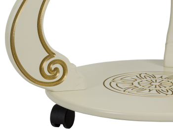 Стол журнальный Мебелик Грация (С) на колесах