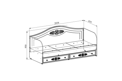 Кровать Ассоль АС-10