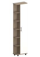 Шкафы одностворчатые, Модульная система Грейс Шкаф ШК-5025  Ясень Асахи