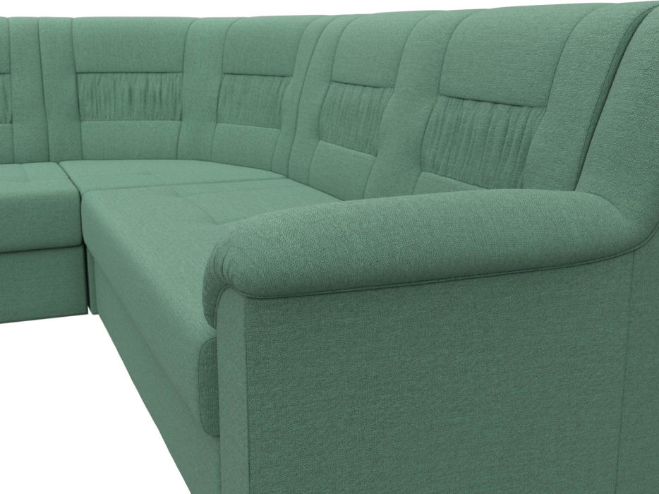 Диваны угловые в гостиную, Диван угловой Карелия левый угол, рогожка Амур