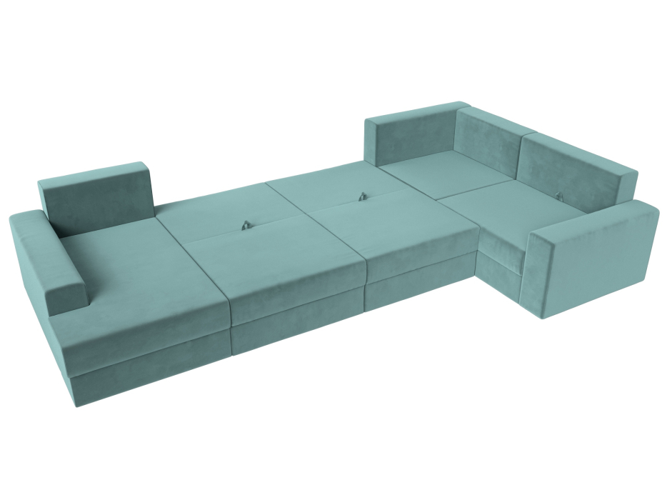 Офисные диваны, П-образный диван Майами левый угол, Велюр