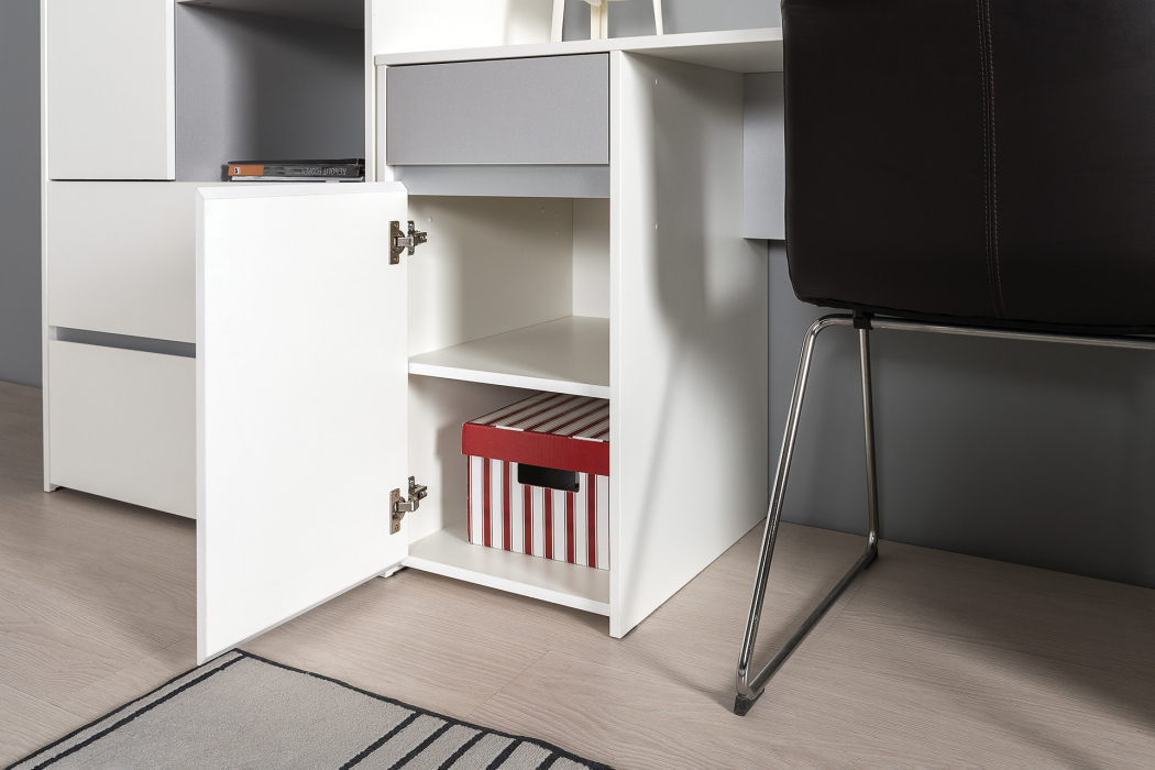 Компьютерные столы, Два письменных стола и открытый стеллаж Торонто № 15