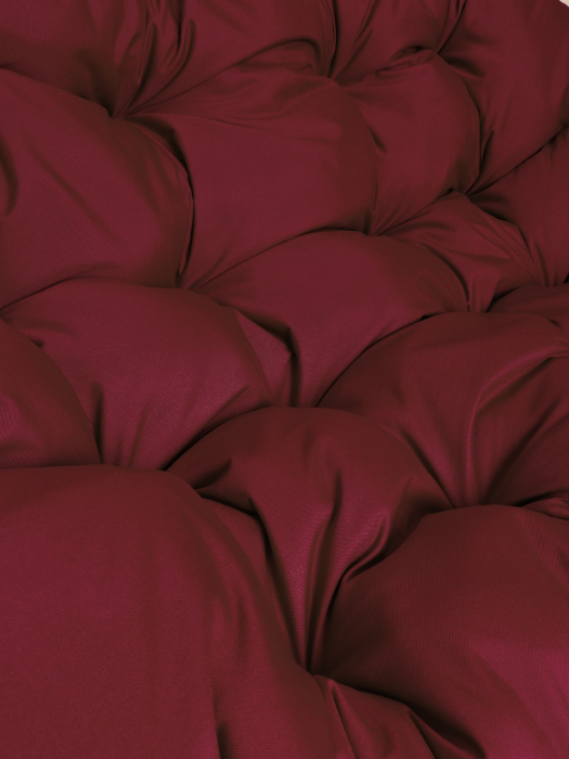 Кресла, Подвесное кресло КРУГ с ротангом белое