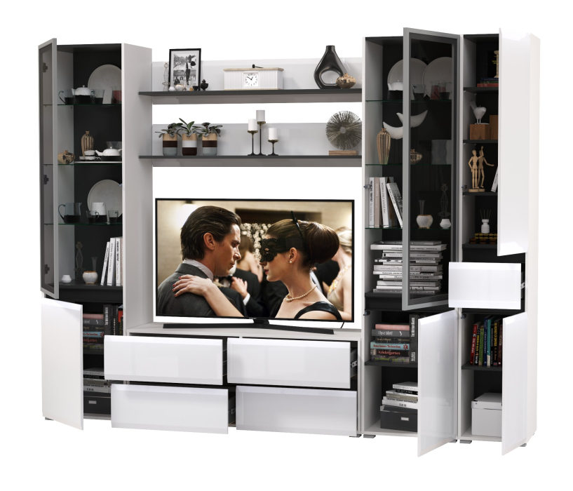 Стенки для гостиной, Сидней Комплектация № 62