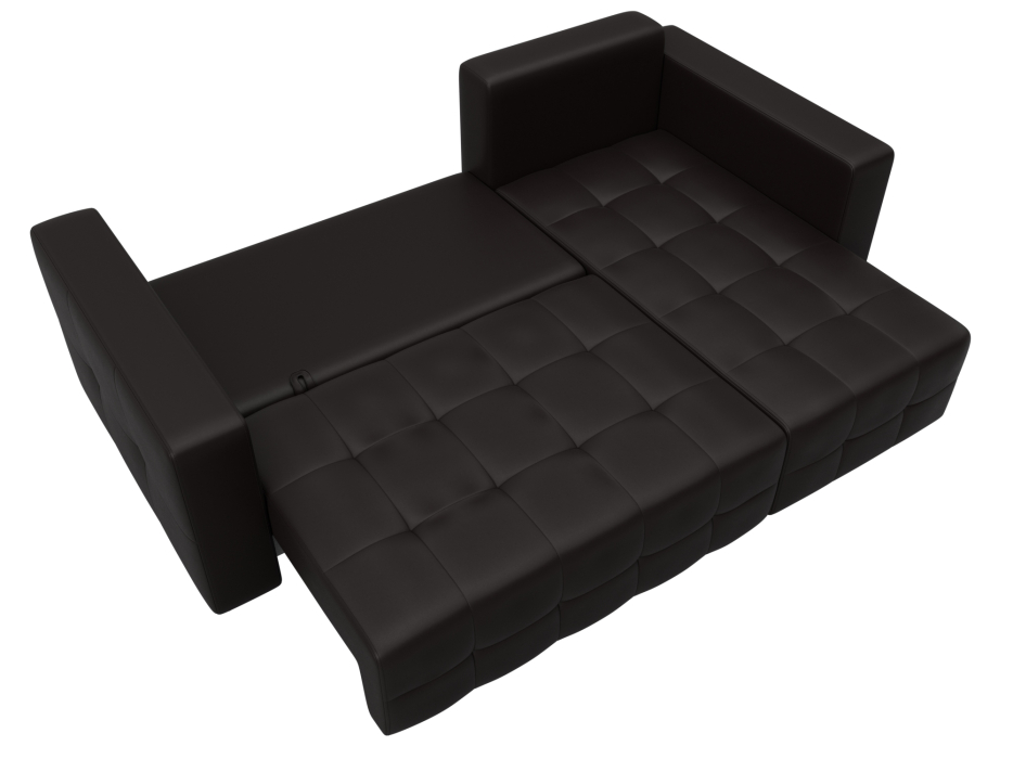 Диваны угловые в гостиную, Диван угловой Лига-075 угол универсальный, экокожа GRIFON