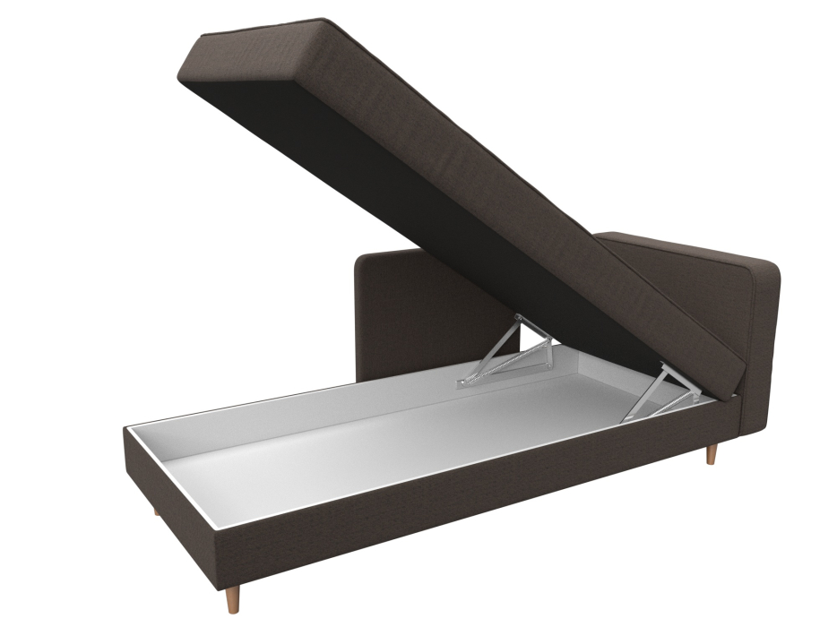 Кушетка диван, Кушетка Прайм правая, рогожка Амур