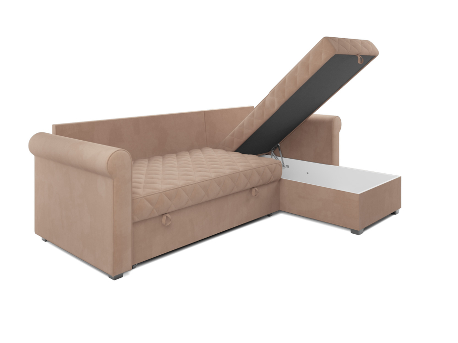 Диваны угловые в гостиную, Диван угловой Берлин (Велюр)