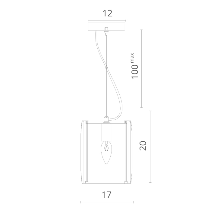 Светильник подвесной, Подвесной светильник OSTIN