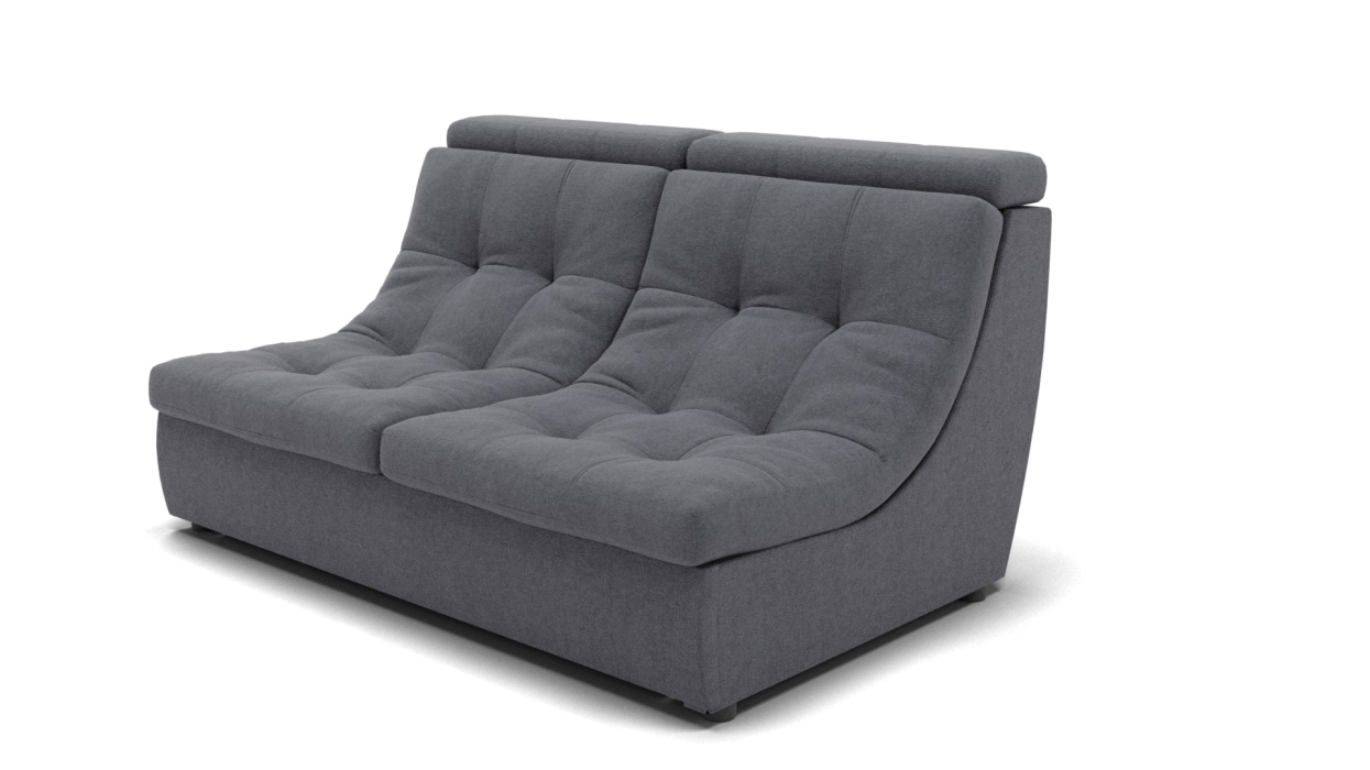 Диваны кровати со спальным местом, Прямой диван Монако-1 ППУ, велюр