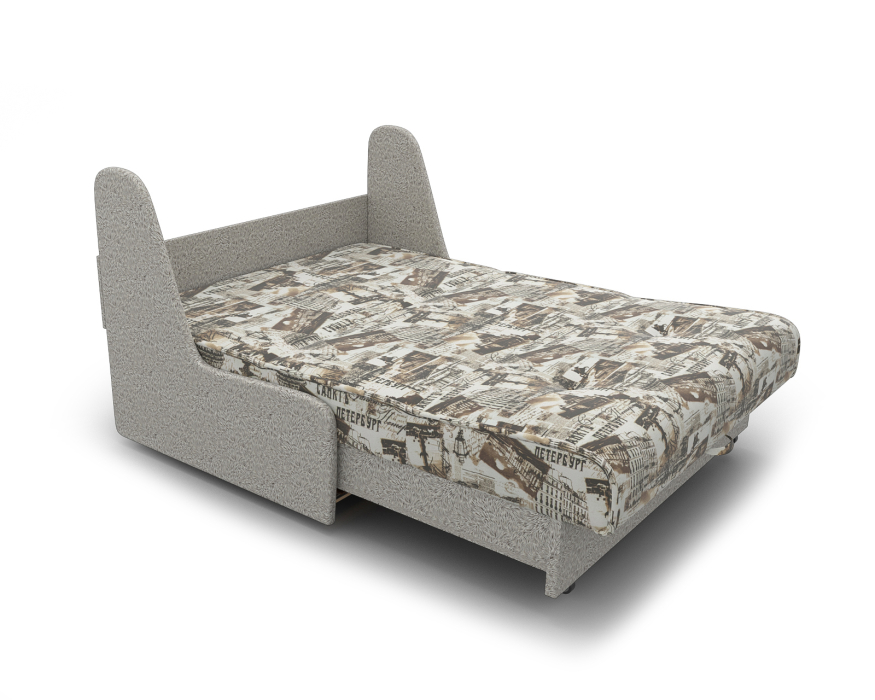 Диваны кровати со спальным местом, Прямой диван Аккорд №2, флок (антивандальный)