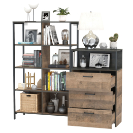 Стеллаж 13.151.02 с комодом с ящиками Трувор