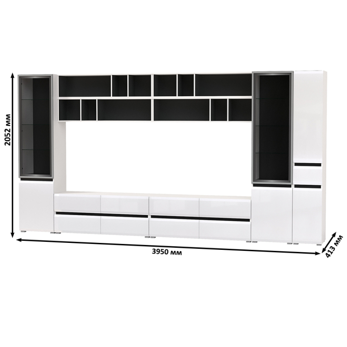 Стенки для гостиной, Сидней модульная стенка № 89