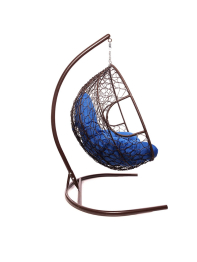 Подвесное кресло ДЛЯ ДВОИХ с ротангом коричневое