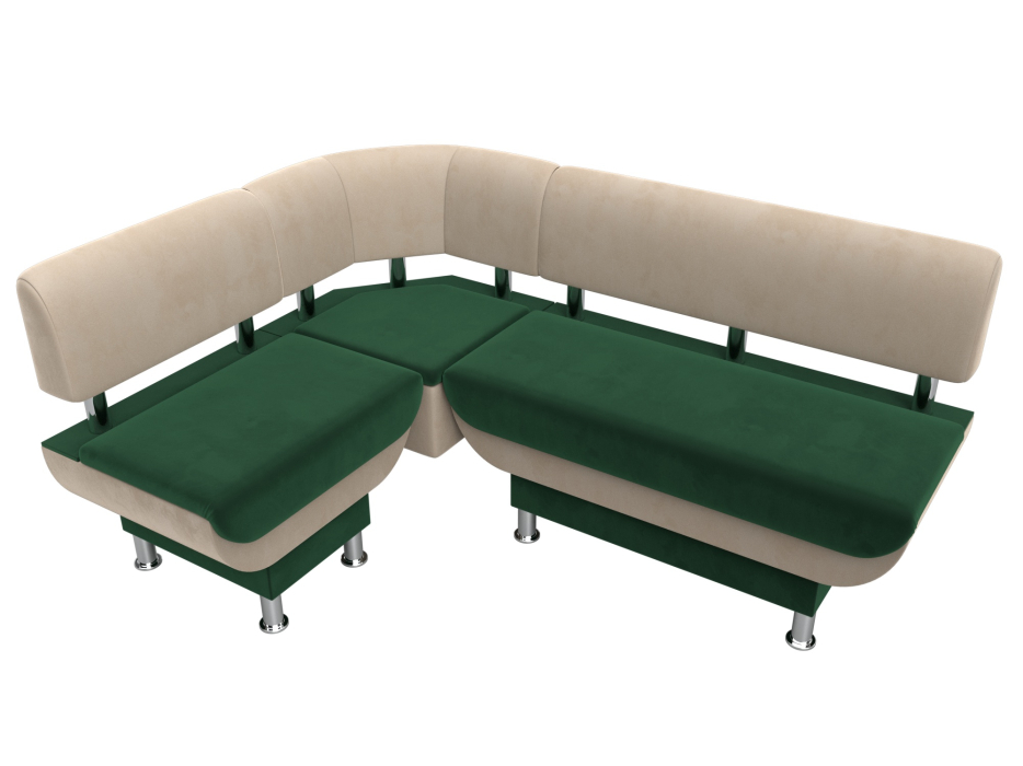 Кухонные уголки, Кухонный угловой диван Альфа левый угол, велюр