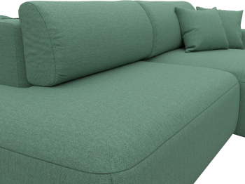 Диван угловой Лига-036 НПБ Модерн правый угол, рогожка Амур